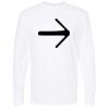 Gold Soft Touch Long Sleeve T-Shirt (Adult) Thumbnail