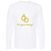 Gold Soft Touch Long Sleeve T-Shirt (Adult) Thumbnail
